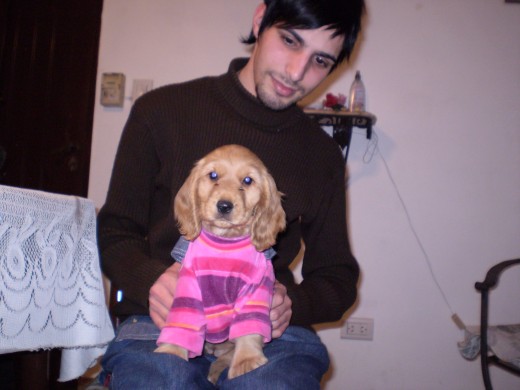 con Ani que me compro este lindo vestidito.